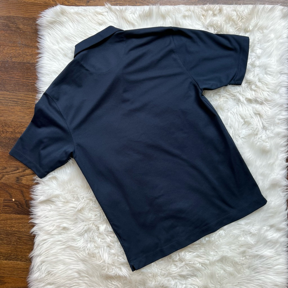 Nike Golf Mens Polo Shirt Blue Short Sleeve Pullover Collar Logo Small - Picture 2 of 5